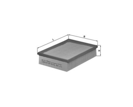 Air Filter LX 343 Mahle, Image 2