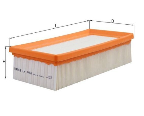 Air Filter LX 3456 Mahle, Image 3