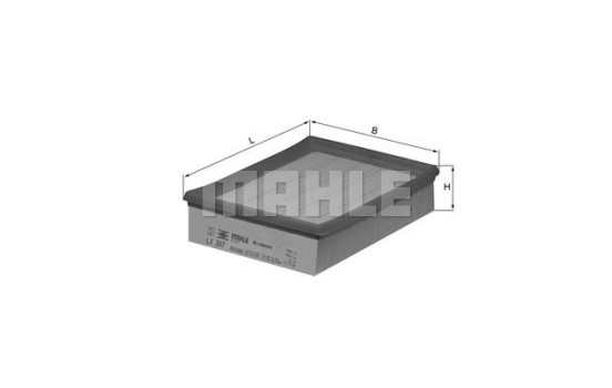 Air Filter LX 347 Mahle, Image 3
