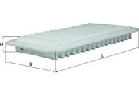 Air Filter LX 3472 Mahle