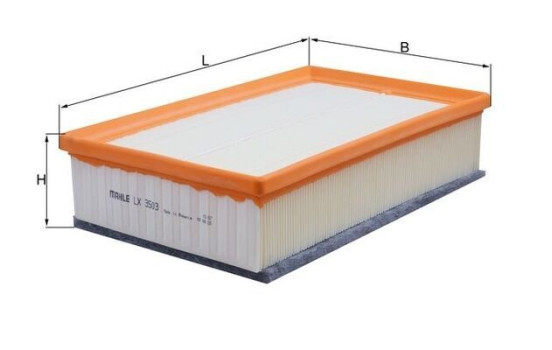 Air Filter LX 3503 Mahle, Image 2