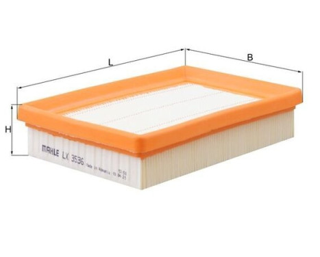 Air Filter LX 3536 Mahle, Image 2
