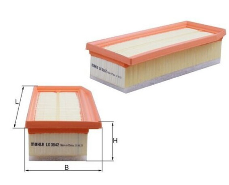 Air Filter LX 3542 Mahle, Image 2