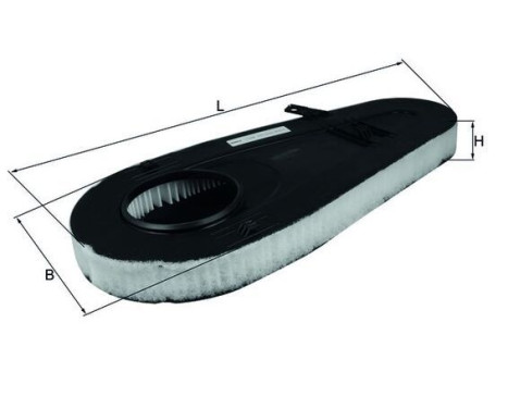 Air Filter LX 3598 Mahle, Image 2
