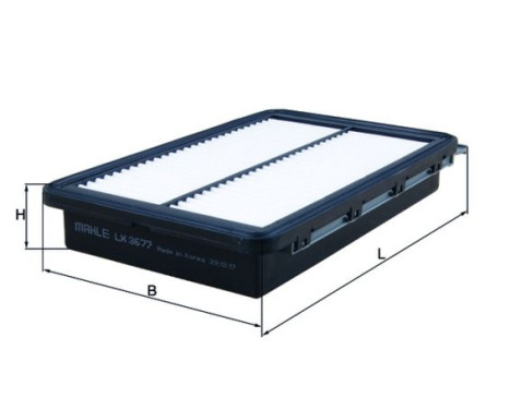 Air Filter LX 3677 Mahle, Image 2