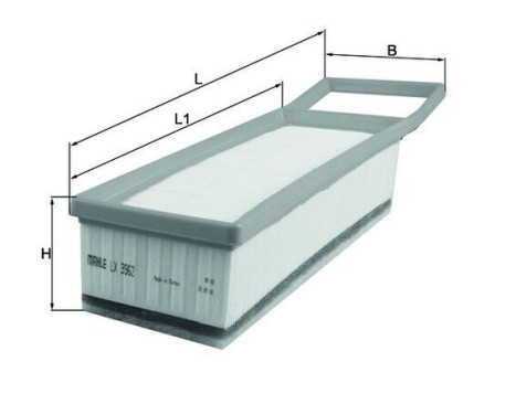 Air Filter LX 3962 Mahle, Image 2