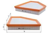 Air filter LX 3985/3 Mahle