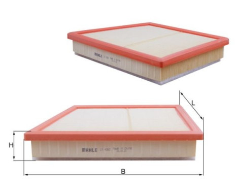 Air Filter LX 4060 Mahle, Image 2