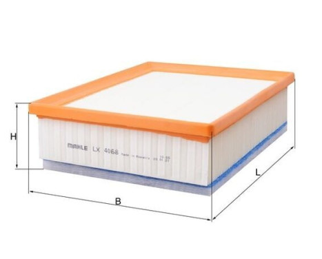 Air Filter LX 4068 Mahle, Image 2
