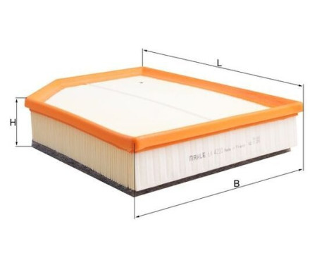 Air Filter LX 4233 Mahle, Image 2