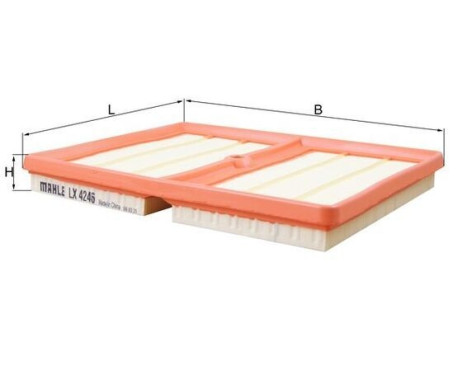 Air Filter LX 4246 Mahle, Image 2