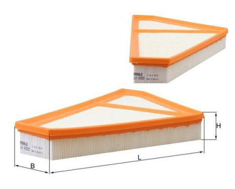 Air Filter LX 4253 Mahle, Image 2