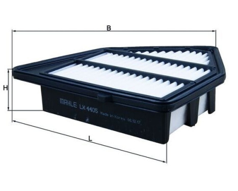 Air Filter LX 4405 Mahle, Image 2