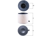 Air filter LX 4407 Mahle