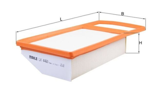 Air Filter LX 4460 Mahle, Image 2