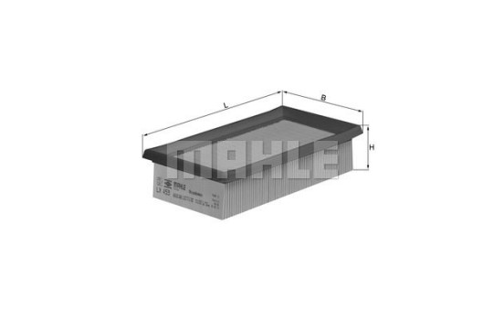 Air Filter LX 453 Mahle, Image 2
