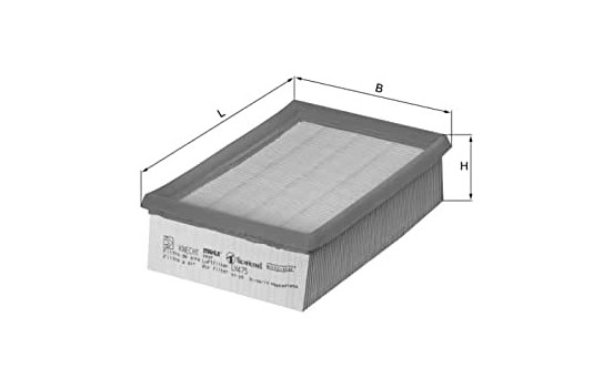 Air Filter LX 475 Mahle
