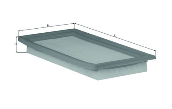 Air Filter LX 480 Mahle, Image 3