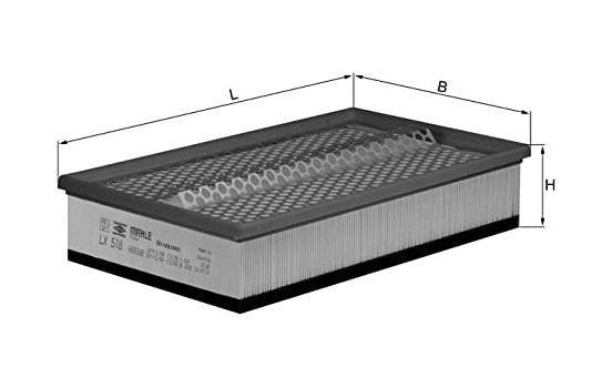 Air Filter LX 518 Mahle