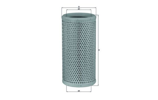 Air Filter LX 519 Mahle, Image 2