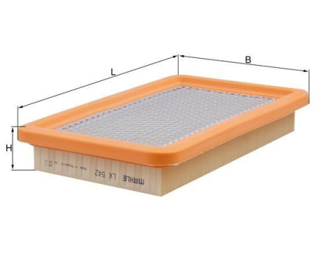 Air Filter LX 542 Mahle, Image 3