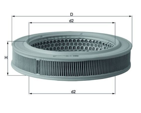 Air Filter LX 552 Mahle, Image 2