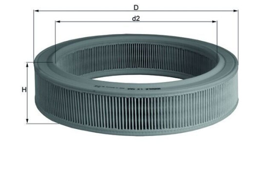 Air Filter LX 568 Mahle, Image 2