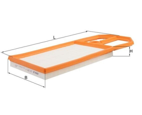 Air Filter LX 571/1 Mahle, Image 3