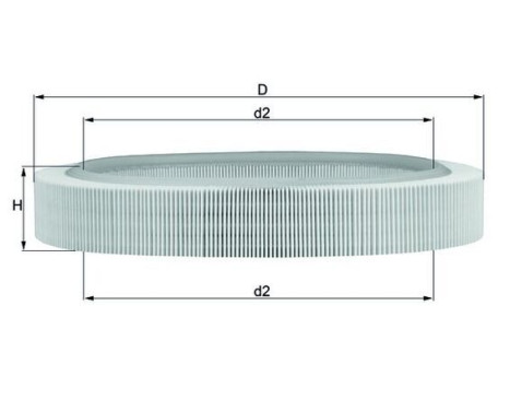 Air Filter LX 58 Mahle, Image 3
