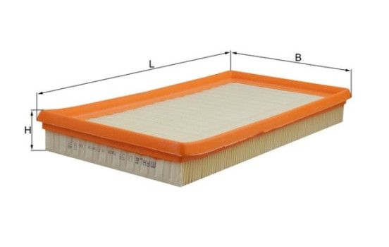 Air Filter LX 59 Mahle, Image 4