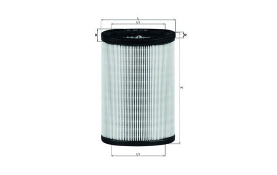Air Filter LX 597 Mahle, Image 2