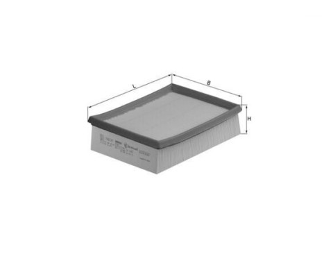 Air Filter LX 642 Mahle, Image 2