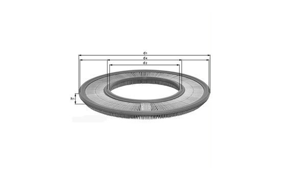 Air Filter LX 66 Mahle