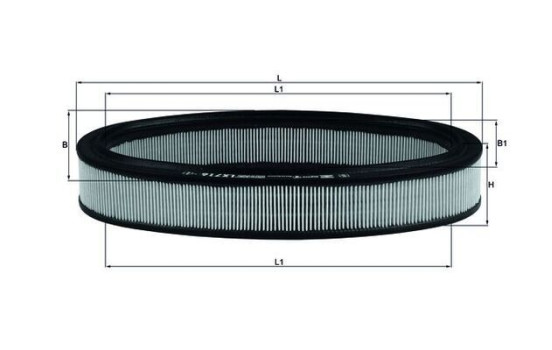 Air Filter LX 716 Mahle, Image 2