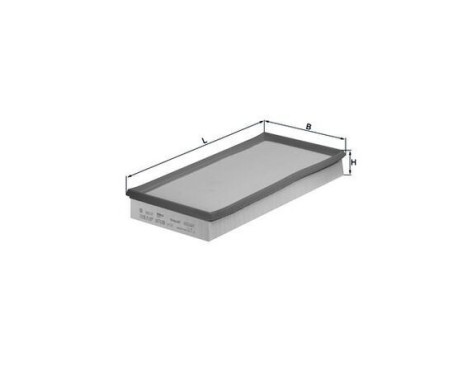 Air Filter LX 726 Mahle, Image 3