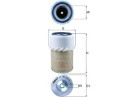 Air Filter LX 730 Mahle