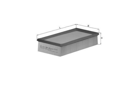 Air Filter LX 738 Mahle, Image 3