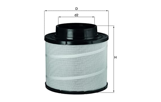 Air Filter LX 741 Mahle
