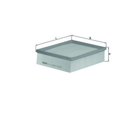 Air Filter LX 742/2 Mahle, Image 3