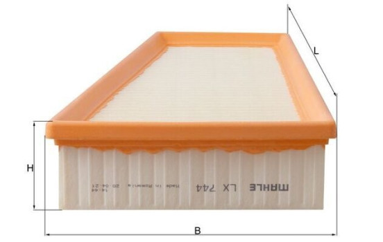Air Filter LX 744 Mahle