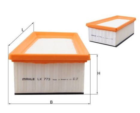 Air Filter LX 773 Mahle, Image 4