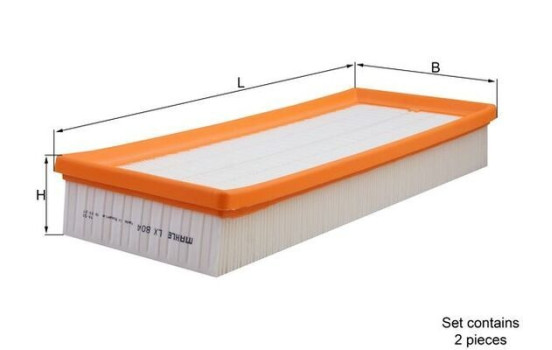 Air Filter LX 804/S Mahle, Image 3