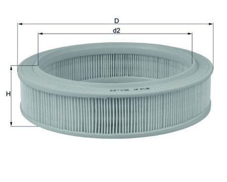 Air Filter LX 81 Mahle, Image 2