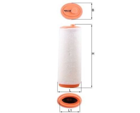 Air Filter LX 823 Mahle, Image 2