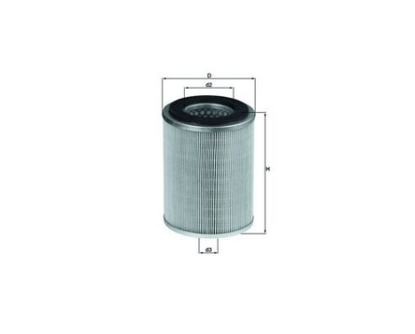 Air Filter LX 830 Mahle, Image 2