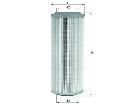 Air Filter LX 855 Mahle, Image 2