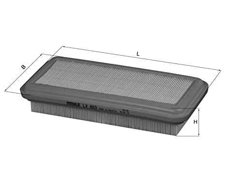 Air Filter LX 863 Mahle