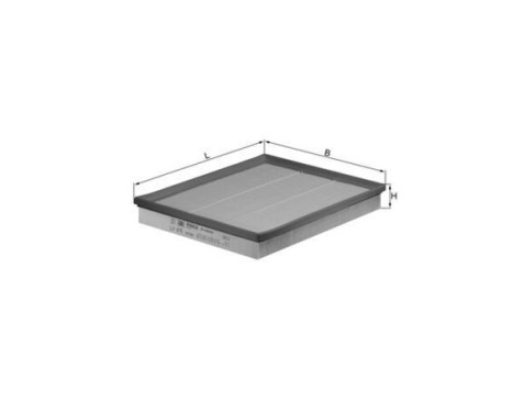 Air Filter LX 876 Mahle, Image 3