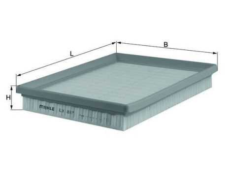 Air Filter LX 887 Mahle, Image 3