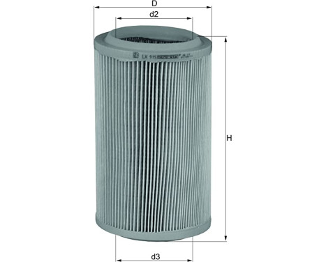 Air Filter LX 915 Mahle